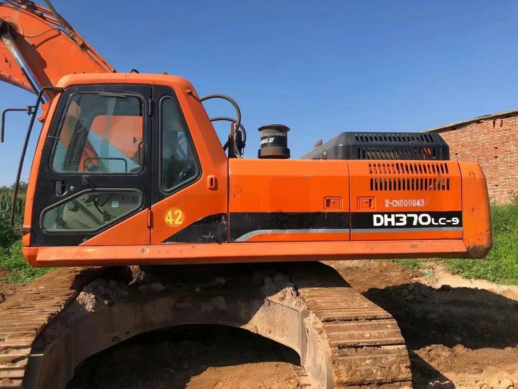 37 톤 사용 준비 된 작업용 발굴기 및 경험이 풍부한 사용 된 한국 수입 Doosan DH370LC-9 좋은 상태