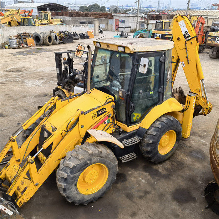 8톤 Jcb 4cx 배크호 로더 발굴기 사용 영국 8.18t 사용 중복형 로더