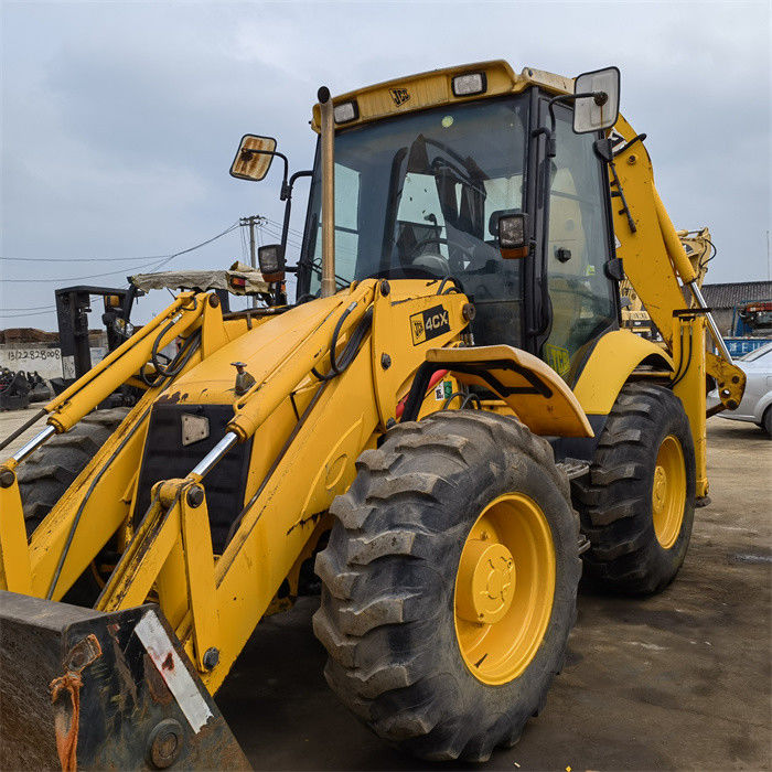 8톤 Jcb 4cx 배크호 로더 발굴기 사용 영국 8.18t 사용 중복형 로더