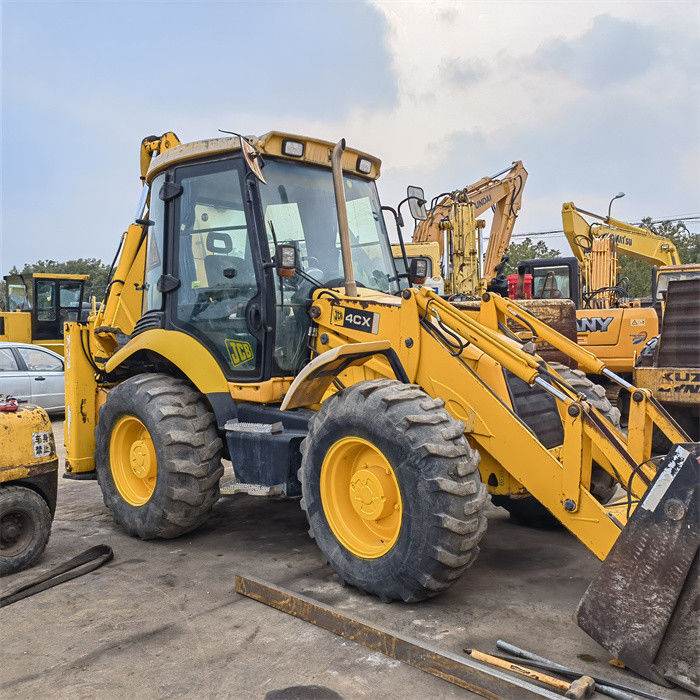 8톤 Jcb 4cx 배크호 로더 발굴기 사용 영국 8.18t 사용 중복형 로더