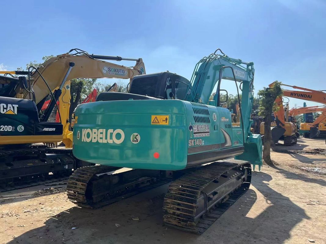 중고 발굴기 Kobelco Sk140lc 8 크롤러 발굴기 크레인 무게 13.3t