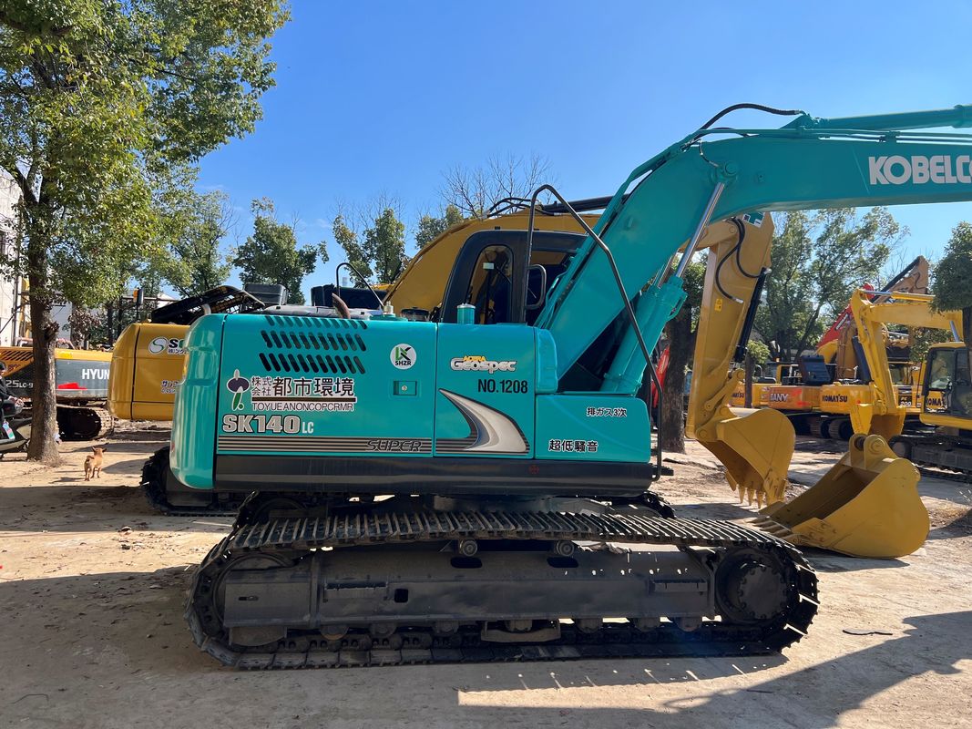 중고 발굴기 Kobelco Sk140lc 8 크롤러 발굴기 크레인 무게 13.3t