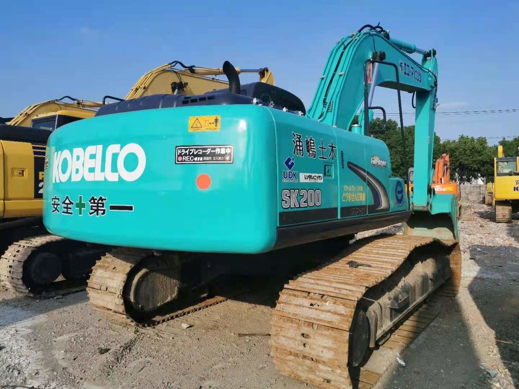 재취득 된 발굴기 Kobelco Sk200 8 Super X Yn12 무게 21.8t 118kW 엔진 힘