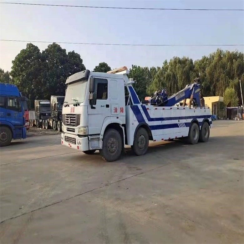 낮은 시간 사용 하 고 Howo 6*4 Wrecker 拖车 8*4 ISO9001 / CCC 인증을 가진 拖车