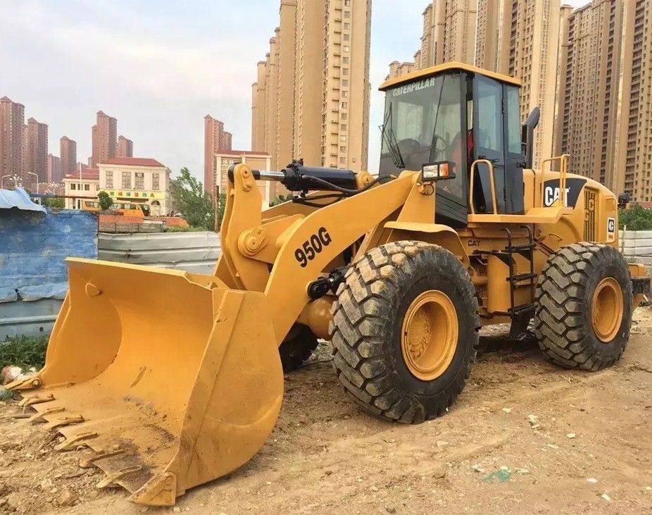 로그 5톤 중고 일본 카터필러 950G 로더 사용 된 Cat 950 수동 바퀴 로더
