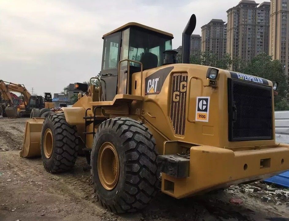 로그 5톤 중고 일본 카터필러 950G 로더 사용 된 Cat 950 수동 바퀴 로더