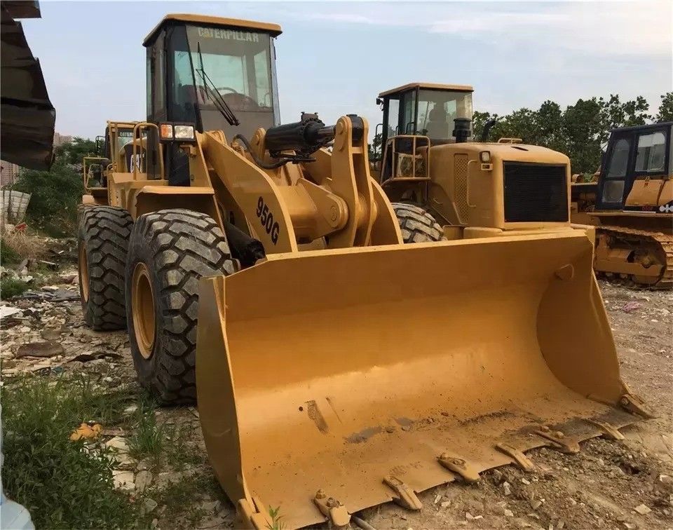 로그 5톤 중고 일본 카터필러 950G 로더 사용 된 Cat 950 수동 바퀴 로더