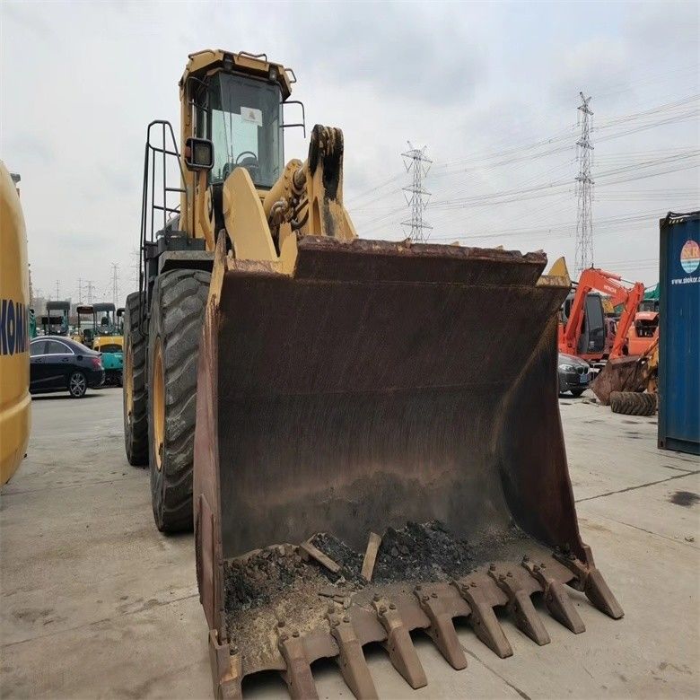 건설 12 톤 사용 된 코마쓰 WA600-3 휠 로더 600 모델 무거운 전면 헤드 로더 WA600-6