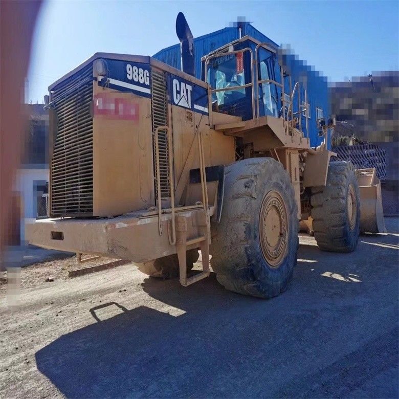사용 된 Caterpillar CAT 988G 988 50톤 휠 로더 최대 배charge 높이 4.46m