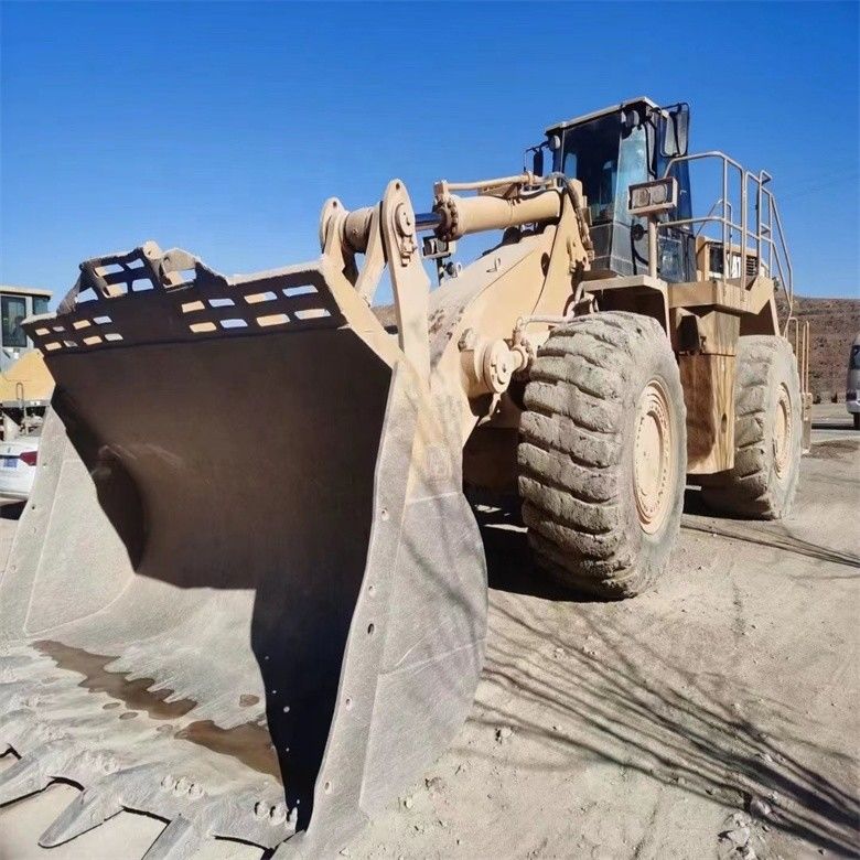 사용 된 Caterpillar CAT 988G 988 50톤 휠 로더 최대 배charge 높이 4.46m