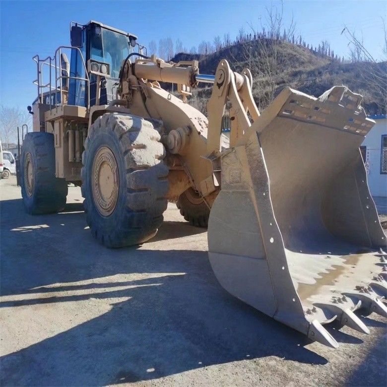 사용 된 Caterpillar CAT 988G 988 50톤 휠 로더 최대 배charge 높이 4.46m