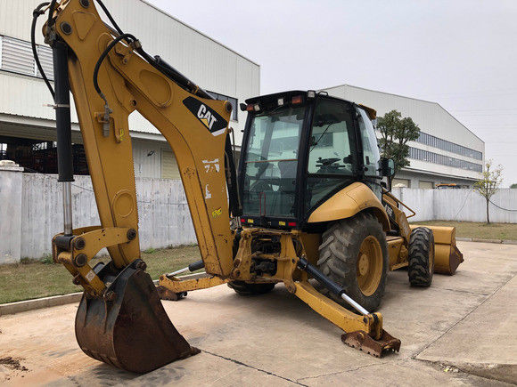 6792 10200 kg 기계 무게 사용 된 Caterpillar 416E 배크호 로더 162 kw 원본 지금
