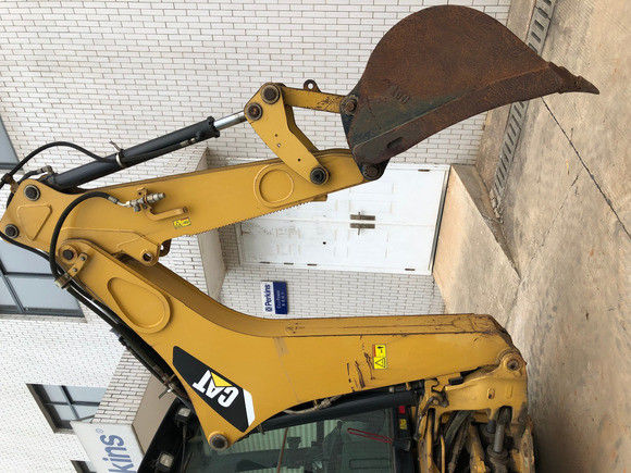 6792 10200 kg 기계 무게 사용 된 Caterpillar 416E 배크호 로더 162 kw 원본 지금