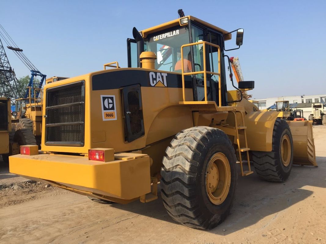 5.5m3 버킷 및 캐터필러 엔진을 가진 저렴한 사용 된 Cat 966G 휠 로더