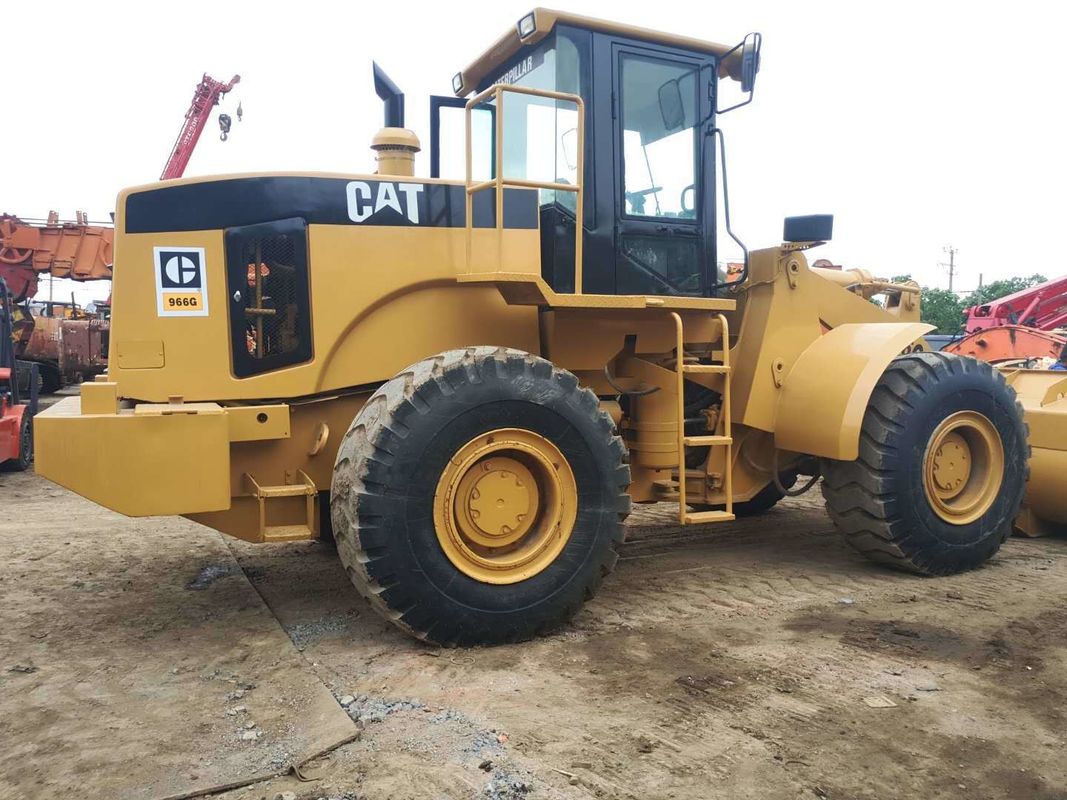 5.5m3 버킷 및 캐터필러 엔진을 가진 저렴한 사용 된 Cat 966G 휠 로더