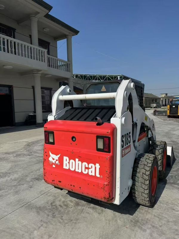 사용 된 Bobcat S185 스키드 스티어 로더 중국 수출국 고품질 중고 기계